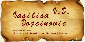 Vasilisa Dojčinović vizit kartica